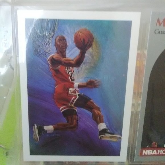 1990 Authentic Michael Jordan NBA Hoops #358 card - Picture 1 of 5